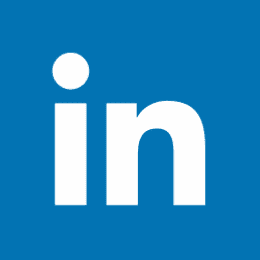 LinkedIn icon.